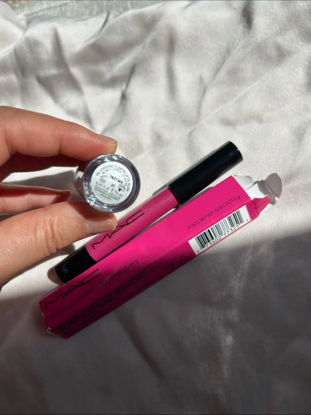 Mac & YSL glossy lip 2 pc bundle.